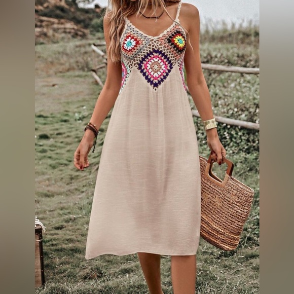 Crochet sundress/ coverup - Picture 4 of 7
